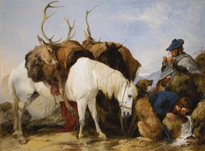 A man and his after the hunt